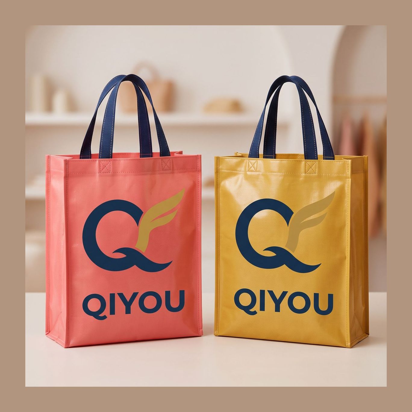 Custom printed PP woven bags